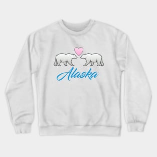 Alaska Polar Bear Crewneck Sweatshirt